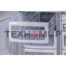 Холодильник Sharp SJGX98PWH белое стекло четырехкамерный 394/211л морозилка снизу