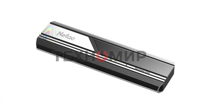 Внешний SSD Netac ZX10, 2TB, USB 3.2 Gen 2 Type-C, R/W 1050/1050, черный