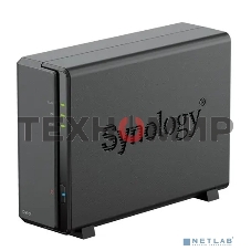 СХД SYNOLOGY настольное исполнение 1BAY NO HDD DS124