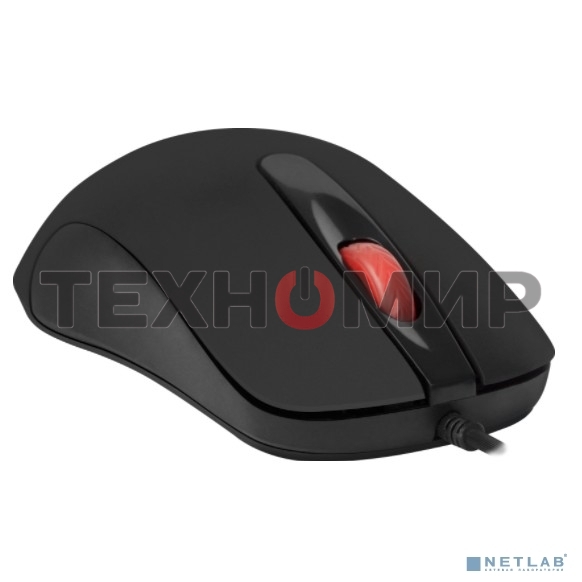 Мышь проводная Defender Ultra Classic MB-280 черный, 1200 dpi, USB, кнопки - 4