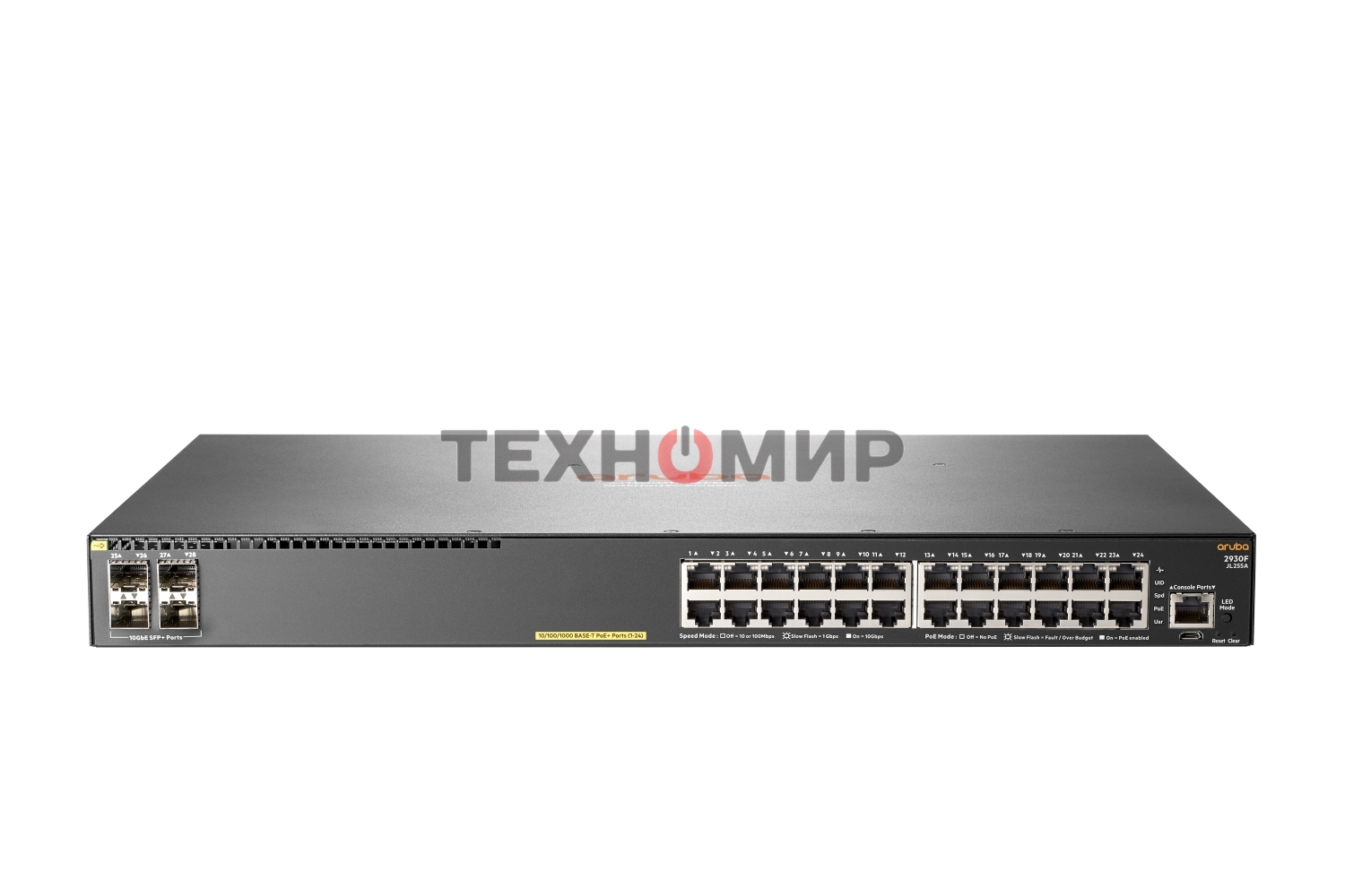 Коммутатор HP Aruba 2930F 24G PoE+ 4SFP+ Swch