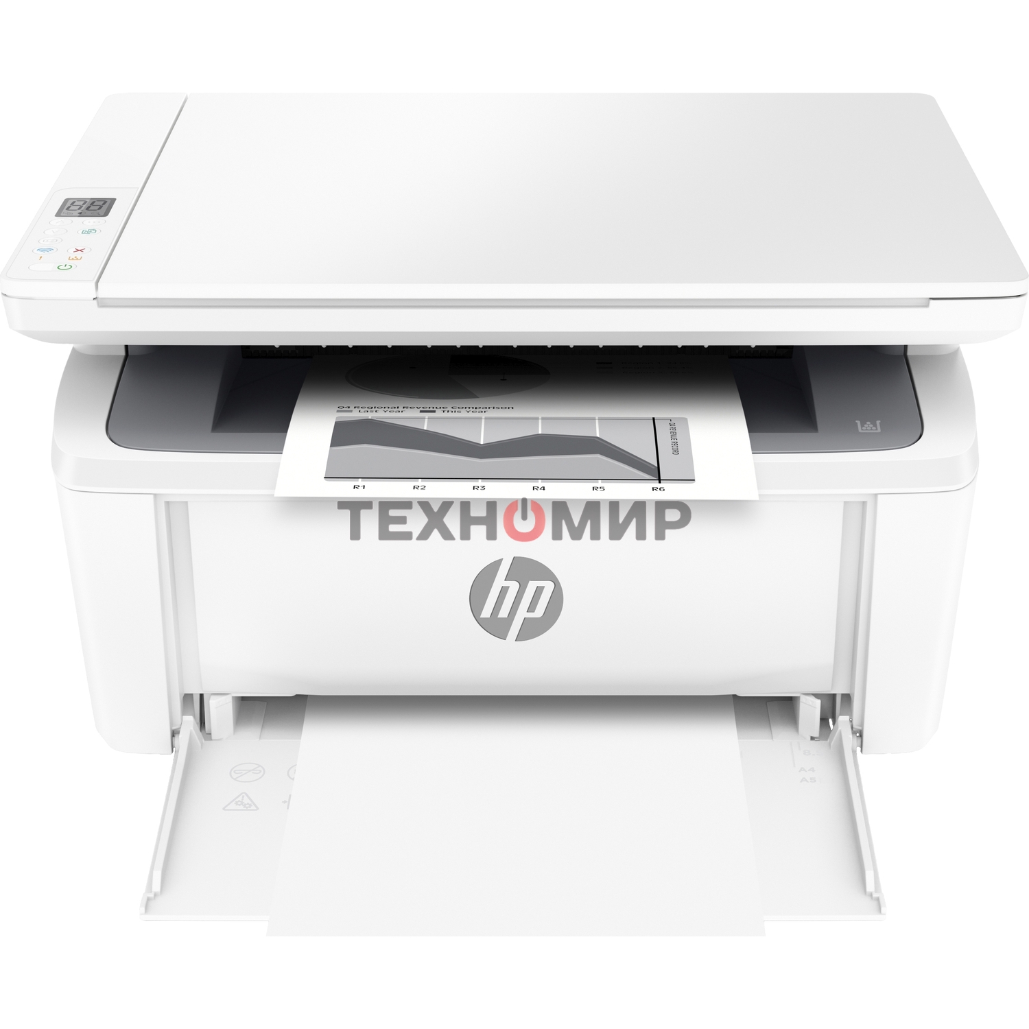 МФУ лазерное HP LaserJet M141w (7MD74A), A4, ч/б, печ. до 20 стр/мин., 600x600dpi, USB, Wi-Fi, Air Print, Mopria
