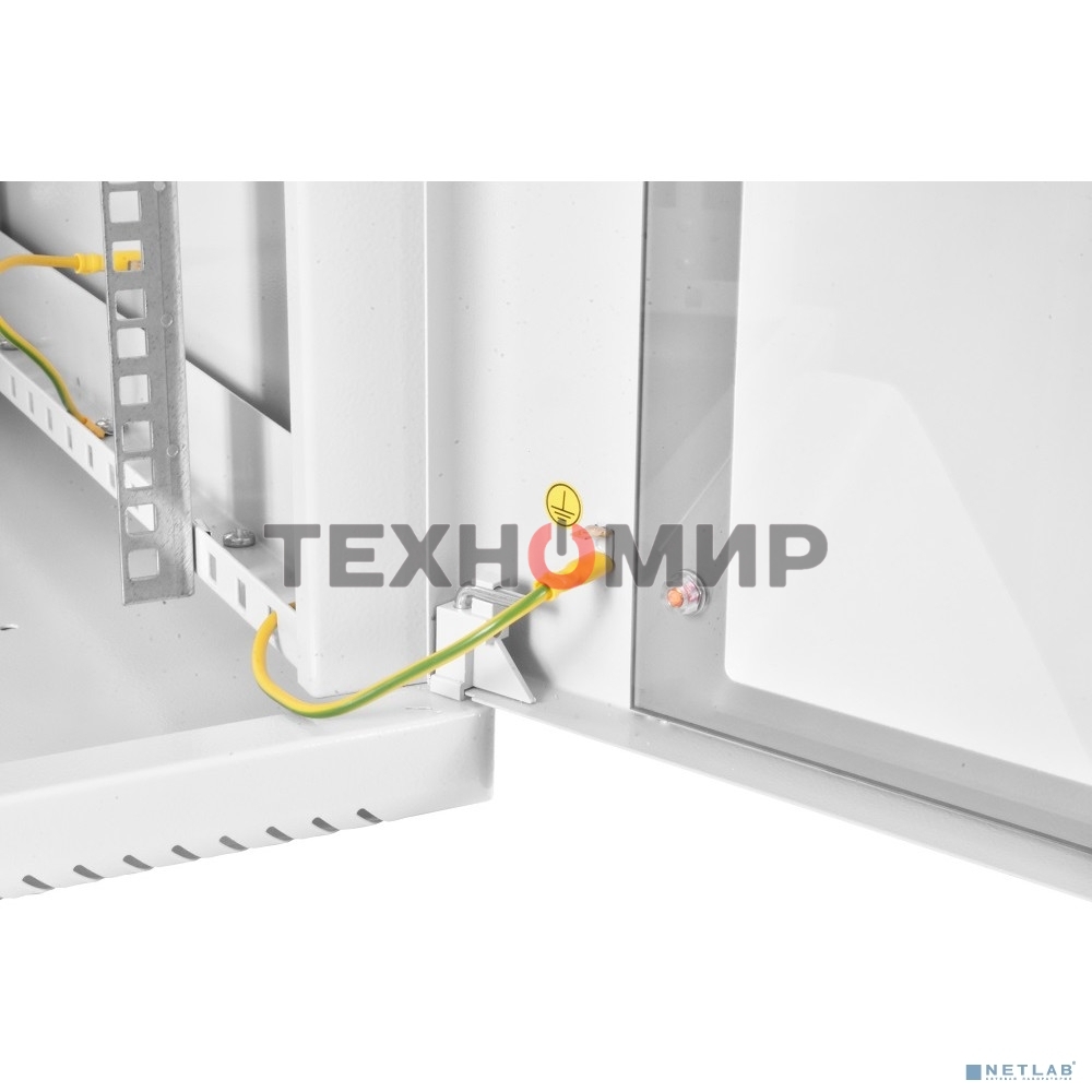 Шкаф телеком. настенный разборный 15U (600х550), съемные стенки, дверь стекло (ШРН-М-15.500) (1 коробка)