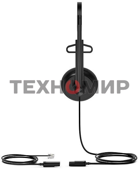 Гарнитура проводная YEALINK YHS34 Lite Mono Моно, Проводная, HD звук, QD, RJ9, шт