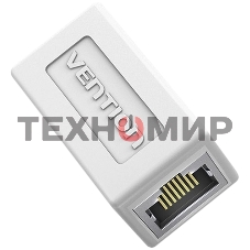 Адаптер-соединитель Vention RJ45 F/RJ45 F 8p8c кат. 6 белый