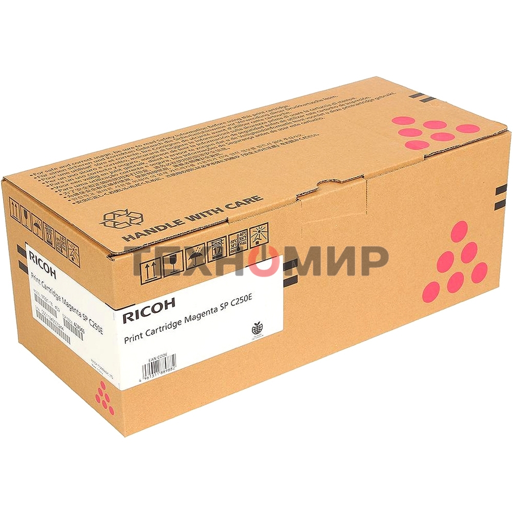 Картридж лазерный Ricoh тип SPC250E малиновый для SP C250DN/C250SF 1600 отп.