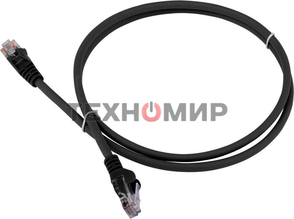 Патч-корд LANMASTER LSZH UTP cat.6, 2.0 м, черный