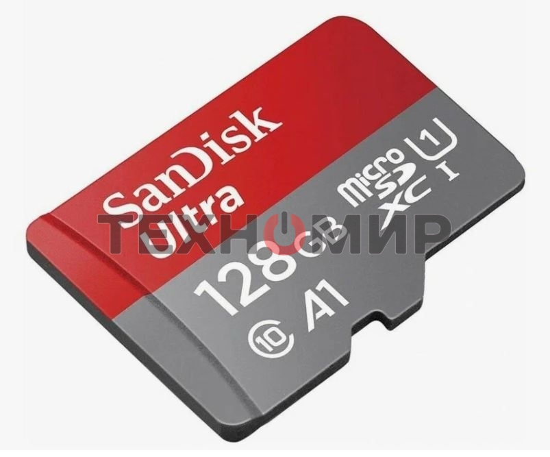 Флеш карта microSD 128Gb SanDisk microSDXC Class 10 Ultra UHS-I A1 140Mb/s