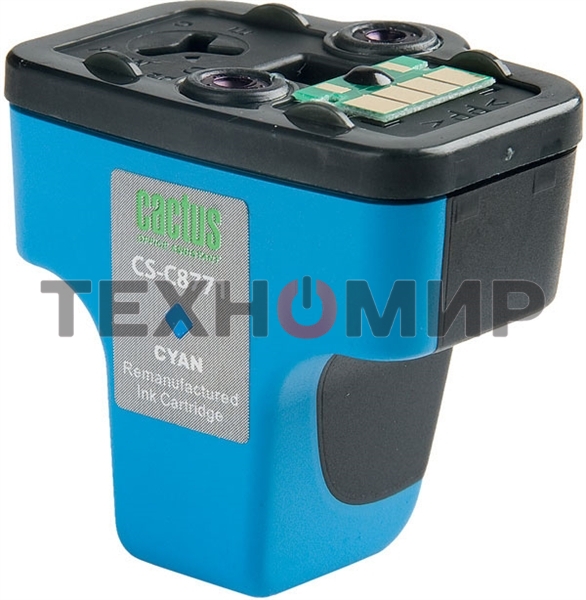 Картридж струйный Cactus CS-C8771 голубой для №177 HP PhotoSmart 3213/3313/8253/C5183/C6183 (11,4мл)