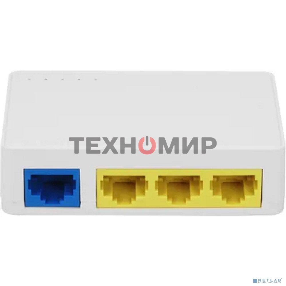 Коммутатор неуправляемый Tenda S204PD, PoE 4x100 Мбит/с, настольный, пластиковый корпус