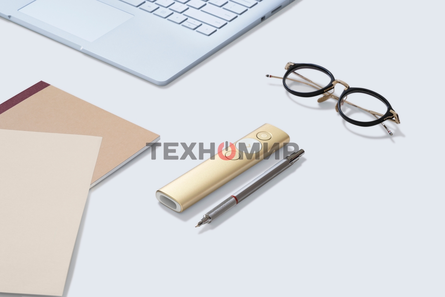 Презентер беспроводной Logitech Spotlight золотистый, радиоканал, USB, кнопки - 3