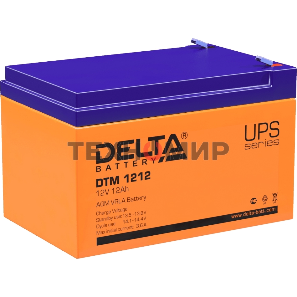 Батарея для ИБП Delta DTM 1212 (12V, 12Ah)