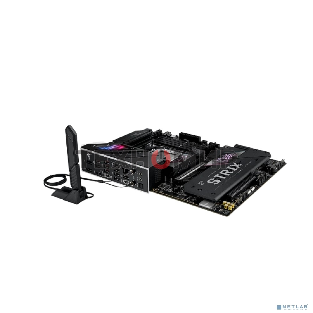 Материнская плата ASUS ROG STRIX B850-E GAMING WIFI, AM5, AMD B850, 4xDDR5, 4xSATA, 5xM.2, 1xPCI-E 5.0 x16, 1xPCI-E 4.0 x16, 1xRealtek 5Gb Ethernet, 1xUSB-C 4, 1xUSB-C 20Gbps, 6xUSB-A 10Gbps, 4xUSB-A 2.0, 3x3.5 мм, 7.1, ATX