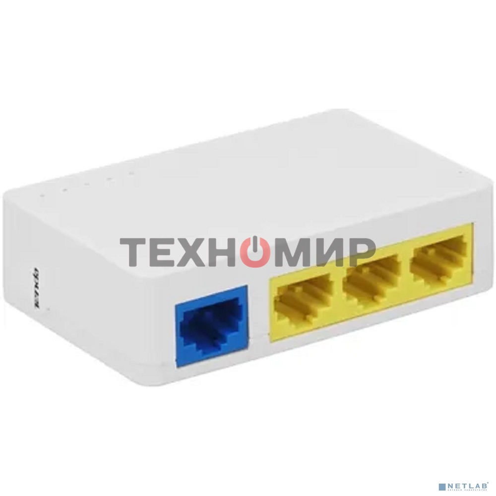 Коммутатор неуправляемый Tenda S204PD, PoE 4x100 Мбит/с, настольный, пластиковый корпус