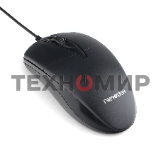 Мышь проводная Гарнизон GM-220XL черный, 1000 dpi, USB, кнопки - 3