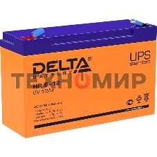 Батарея для ИБП Delta HR 6-12 (6V, 12Ah)