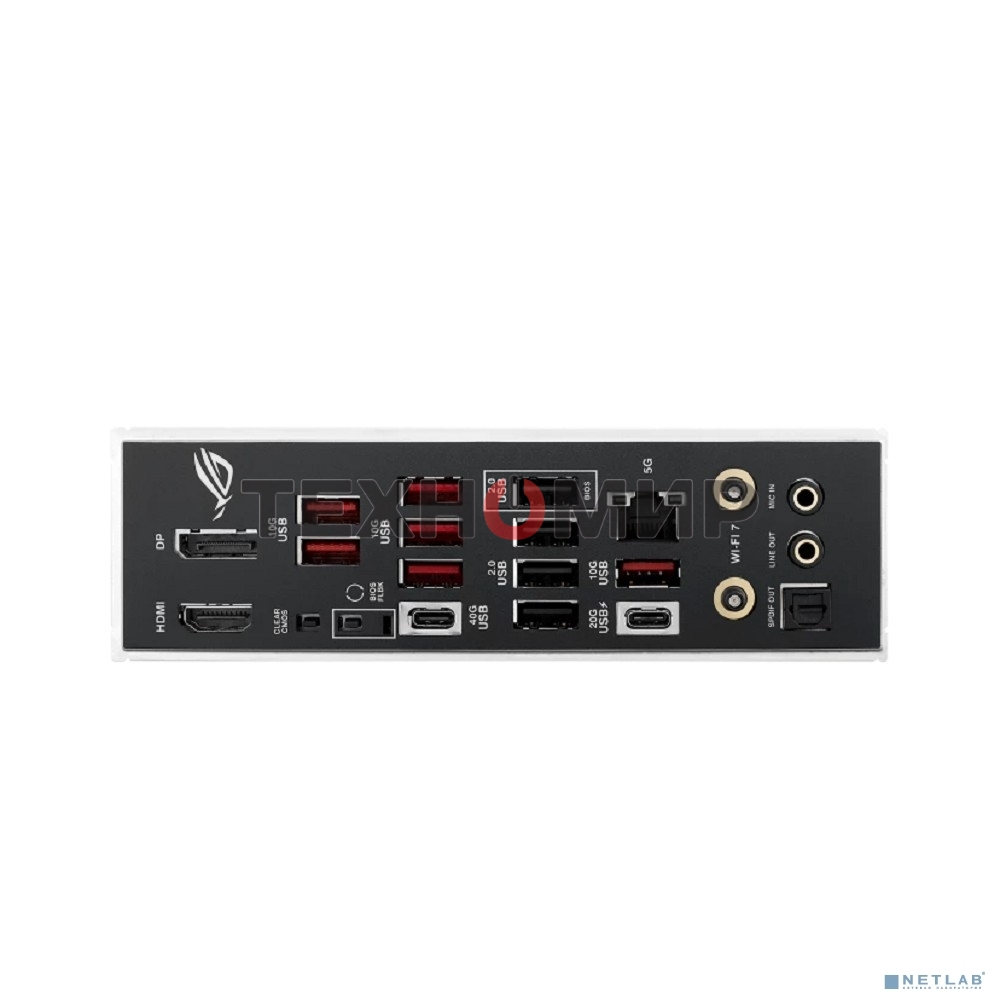 Материнская плата ASUS ROG STRIX B850-E GAMING WIFI, AM5, AMD B850, 4xDDR5, 4xSATA, 5xM.2, 1xPCI-E 5.0 x16, 1xPCI-E 4.0 x16, 1xRealtek 5Gb Ethernet, 1xUSB-C 4, 1xUSB-C 20Gbps, 6xUSB-A 10Gbps, 4xUSB-A 2.0, 3x3.5 мм, 7.1, ATX