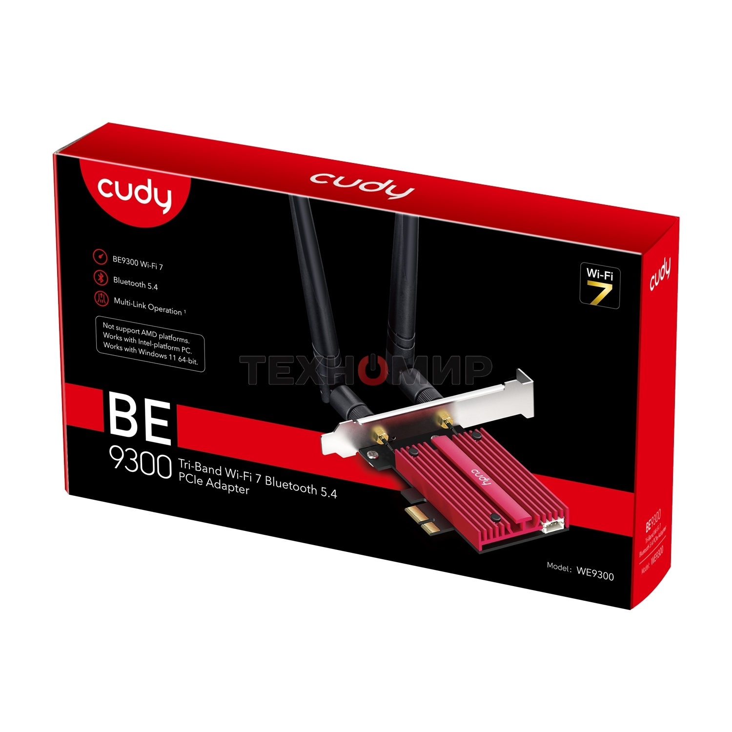 Адаптер Wi-Fi Cudy BE9300 Wi-Fi 7 PCI Express Adapter