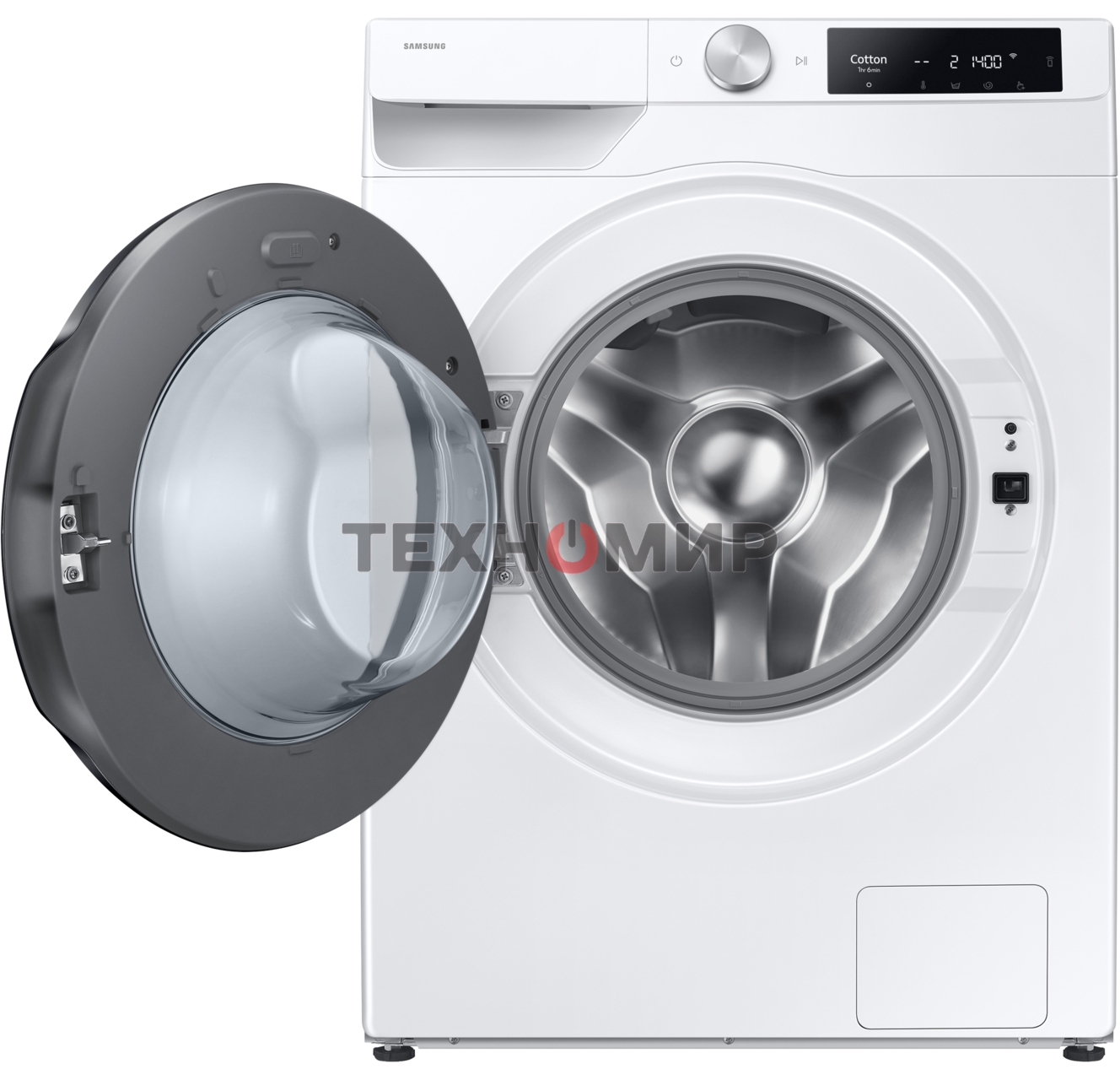 Стирально-сушильная машина Samsung WD11DG6B85BELP белый, загрузка фронтальная 11 кг, 1400 об/мин, класс: A