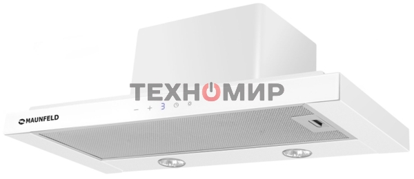 Вытяжка встраиваемая Maunfeld Ouse Touch Glass 60 белый, 60 см, 750 куб. м/ч, 48 дБ