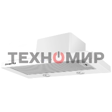 Вытяжка встраиваемая Maunfeld Ouse Touch Glass 60 белый, 60 см, 750 куб. м/ч, 48 дБ