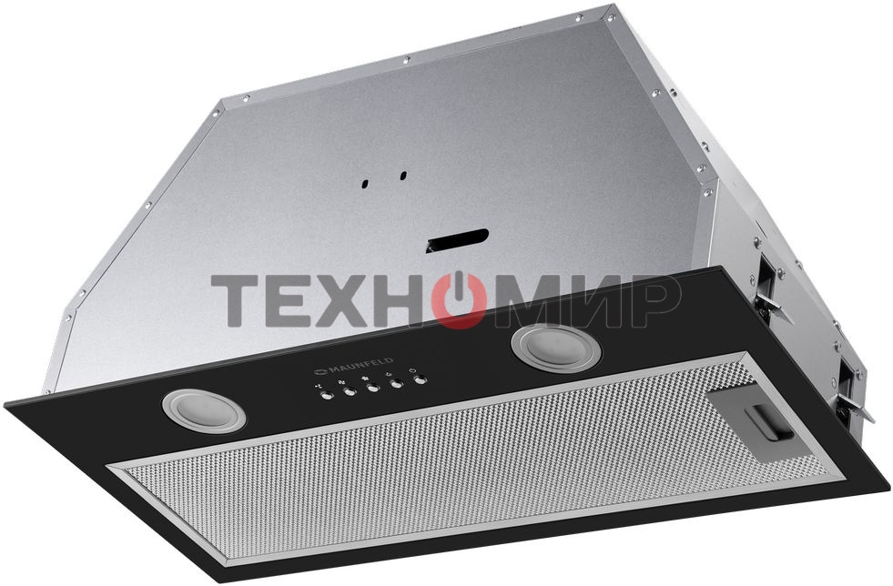 Вытяжка встраиваемая Maunfeld Trapeze 602M черный, 60 см, 1150 куб. м/ч, 54 дБ