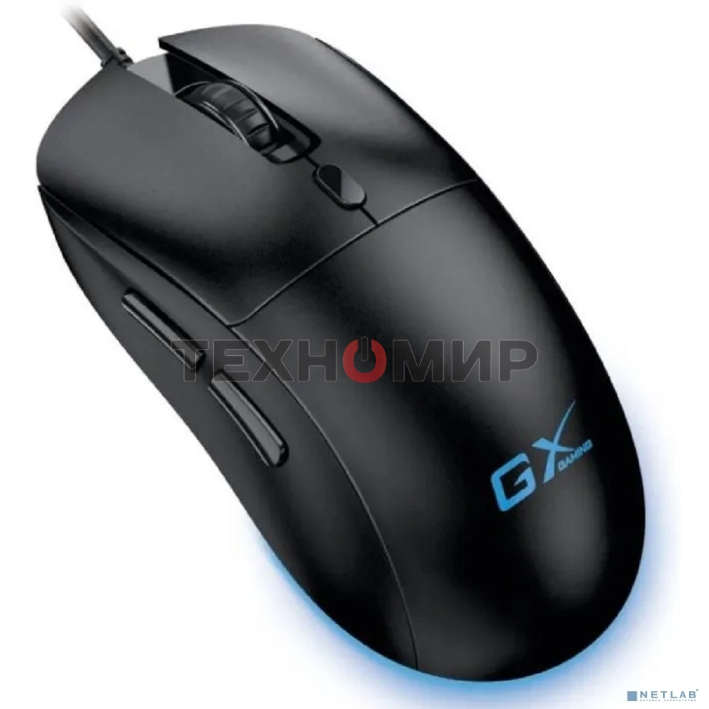 Мышь проводная Genius Scorpion M500 черный, 3200 dpi, USB, кнопки - 6