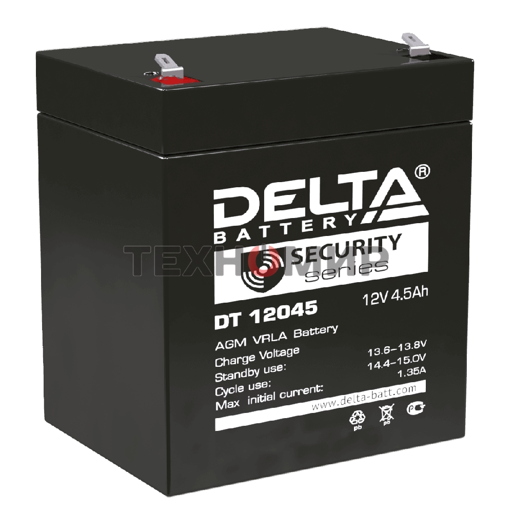 Батарея для ИБП Delta DT 12045 (12V, 4.5Ah)
