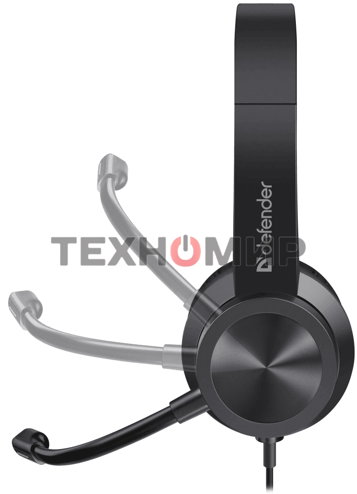 Гарнитура проводная Defender Tune 150 (черная, провод 1.8 м)