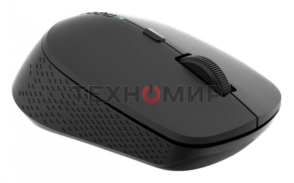 Мышь беспроводная Rapoo M100 темно-серый, 1300 dpi, радиоканал, Bluetooth, USB, кнопки - 3