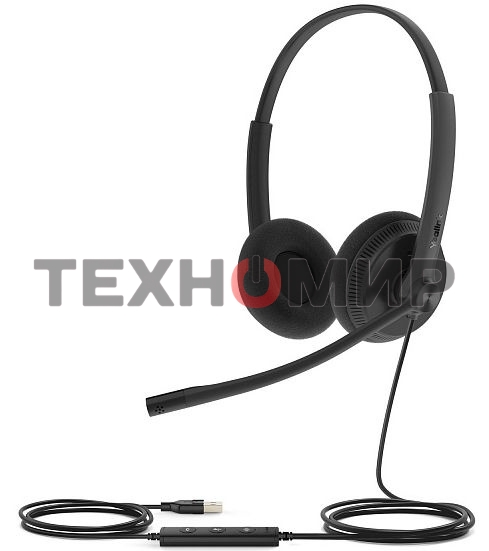 Гарнитура проводная Yealink UH34 Lite Dual UC