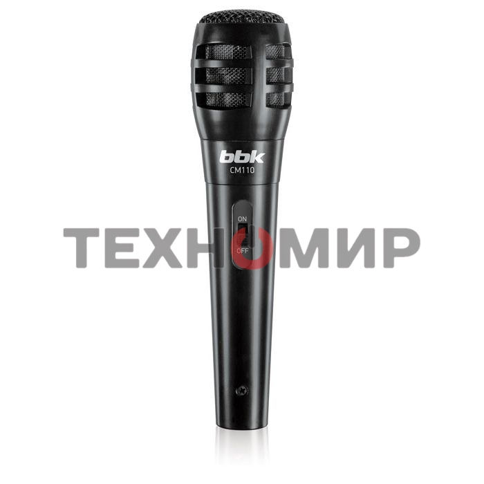 Микрофон BBK CM110 черный 2.5м