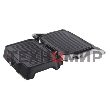 Гриль-пресс электрический Endever Grillmaster 220, серебристый/черный