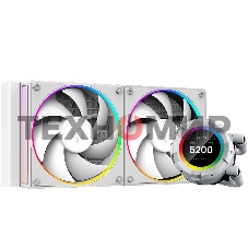 Система жидкостного охлаждения ID-Cooling SL240 белый 120мм алюминий+медь 2000rpm 30db 4-pin 300W