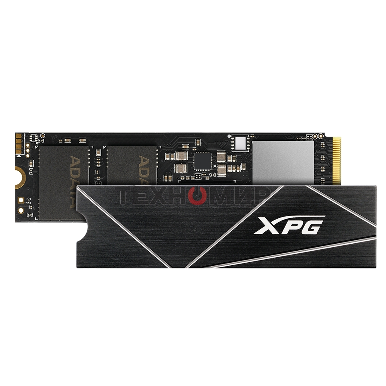 Накопитель SSD ADATA XPG BLADE S70, 4Tb, PCIe 4.0 x4, M.2 2280, NVMe, R/W 7400/6600, с радиатором