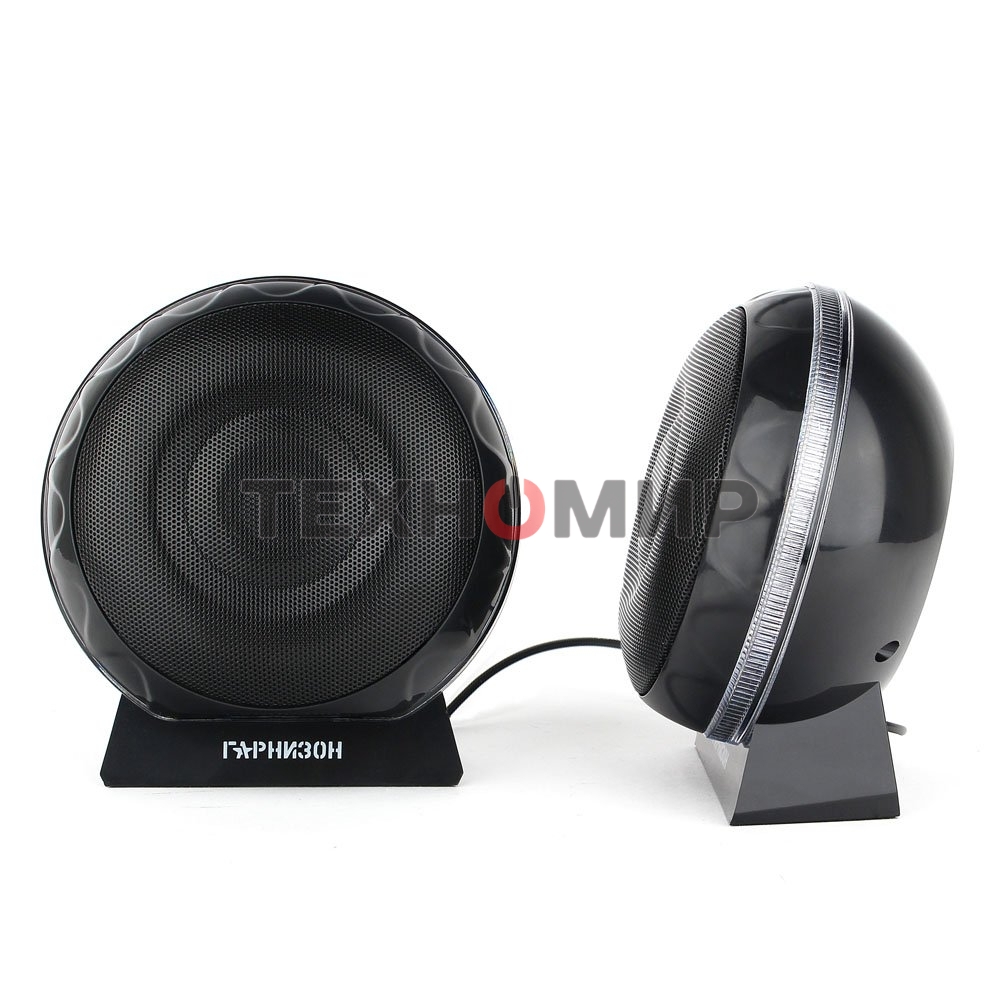 Акустическая система 2.0 Гарнизон GSP-150, черный, 6 Вт, FTB-динамики, материал- пластик, USB - питание