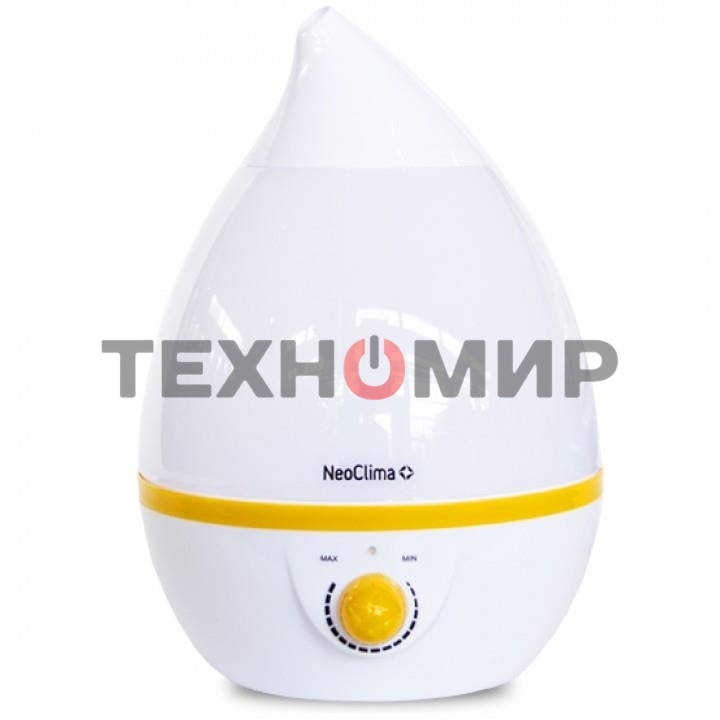 Увлажнитель воздуха Neoclima NHL-200L белый Обсл.площадь 20кв.м. Антибактериальное покрытие, Расход воды 250 гр/час, Объем 2л