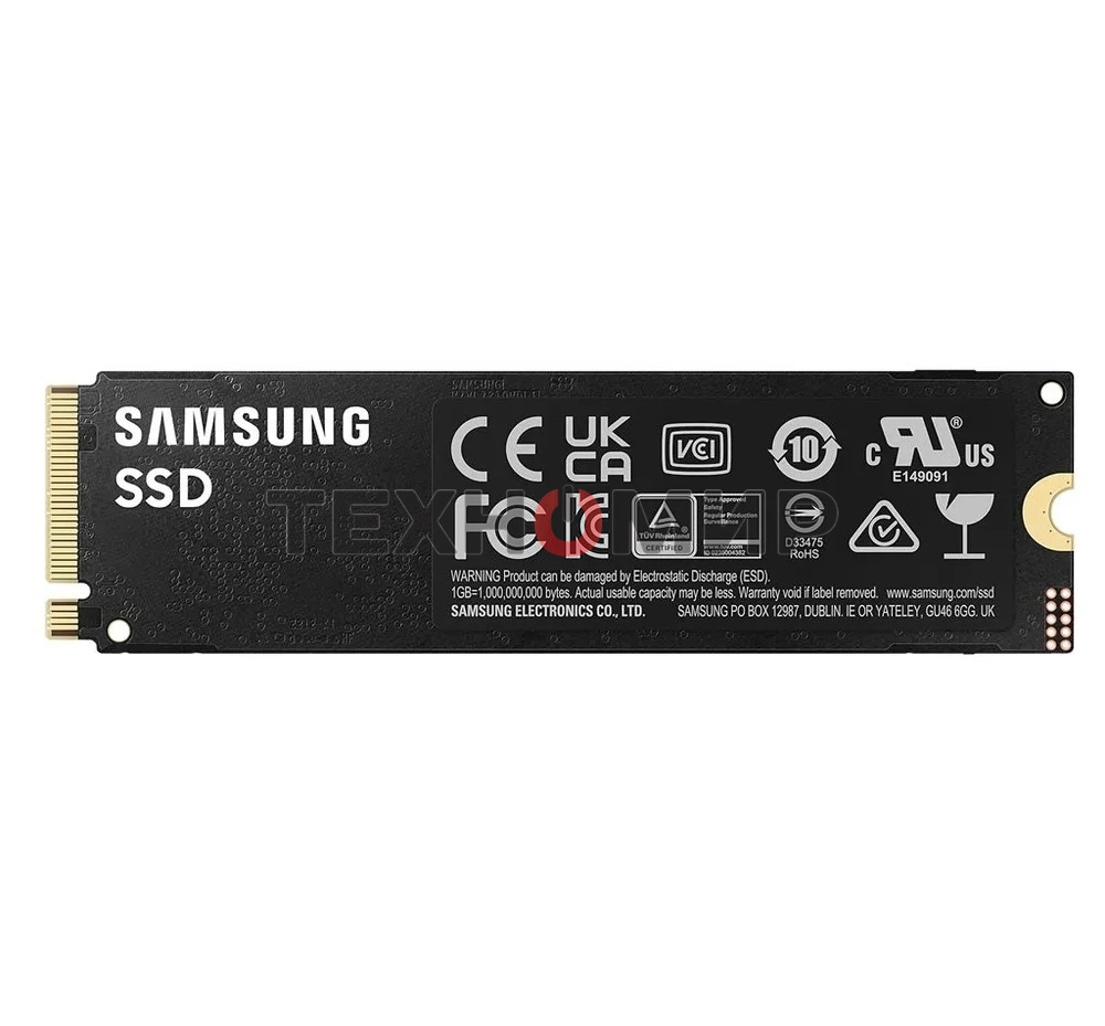 Накопитель SSD Samsung 990 PRO, 1000Gb, PCIe 4.0 x4, M.2 2280, NVMe, R/W 7450/6900, с радиатором