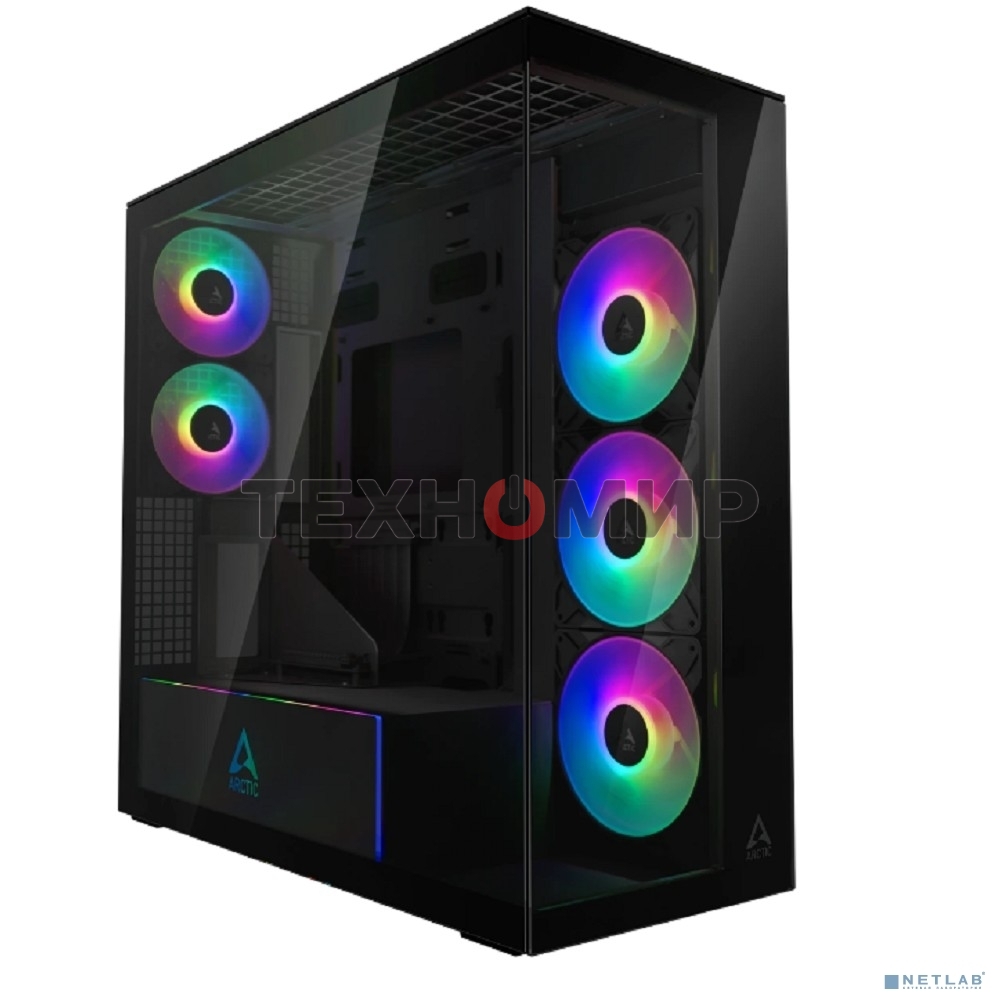 Компьютерный корпус Arctic Cooling ARCTIC Xtender VG (Mirror Black) арт. ACPCC00019A