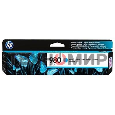 Картридж струйный HP D8J07A голубой для HP OJ Ent X585/X555 (6600 стр.)