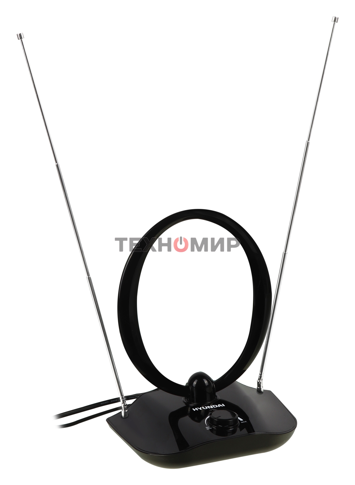Антенна телевизионная Hyundai H-TAI400 30дБ активная черный