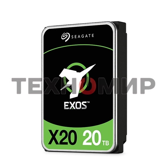 Жесткий диск Seagate HDD Server Exos X20 HDD 512E/4KN (3.5'/20TB/SAS 12Gb/s/7200rpm)