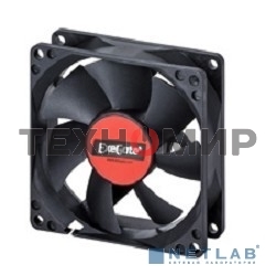 Вентилятор для корпуса ExeGate EX08025SAL черный, 80 мм, 2500 об/мин, 31 дБ