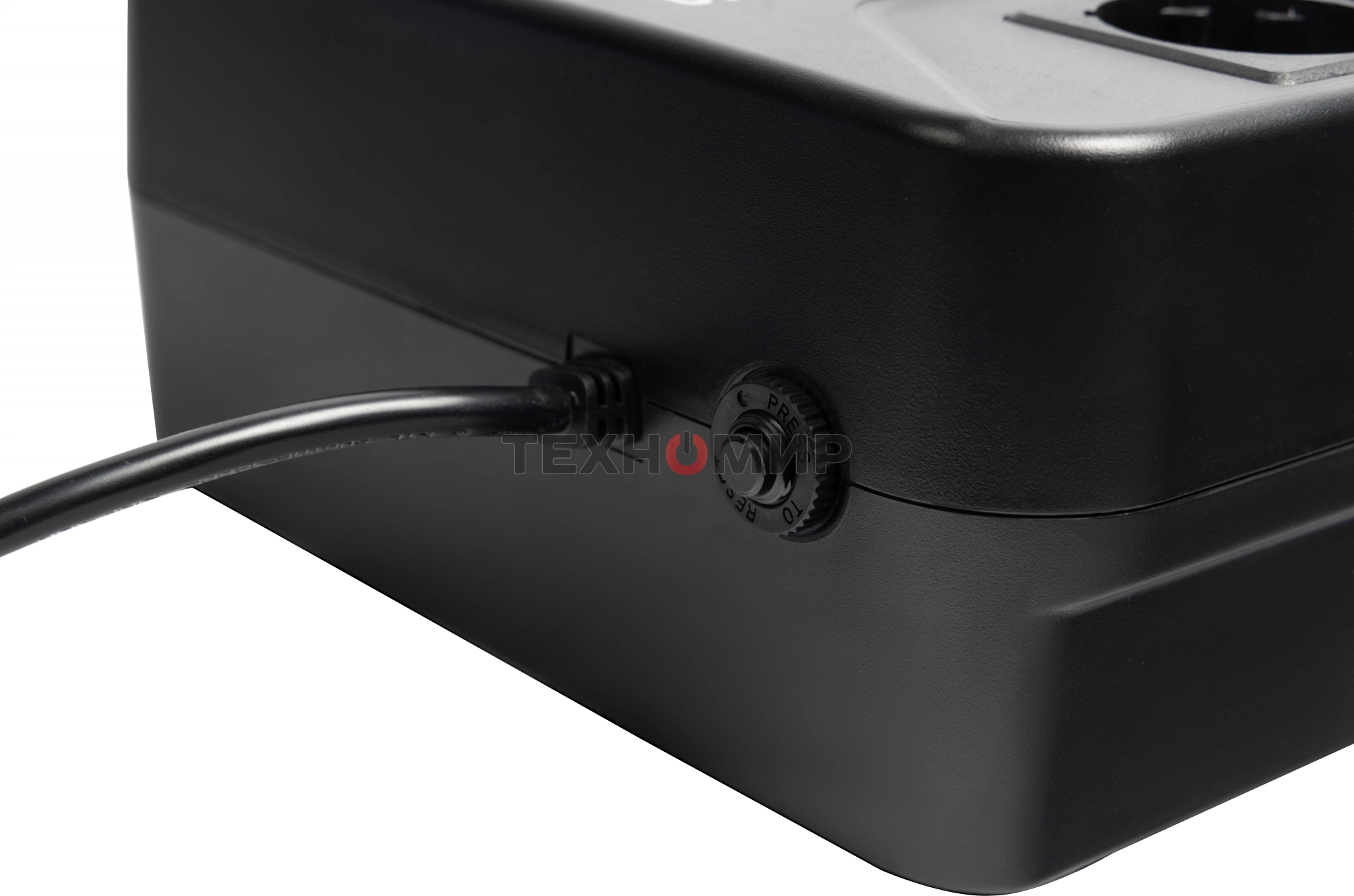 Источник бесперебойного питания SMARTWATT UPS SAFE PRO 1000 черный 1000/600 ВА/Вт, линейно-интерактивный, напольный/настенный, LED индикация, Shuko CEE7/4 - 8 шт. (4 шт. с резервным питанием, 4 шт. - сетевой фильтр)