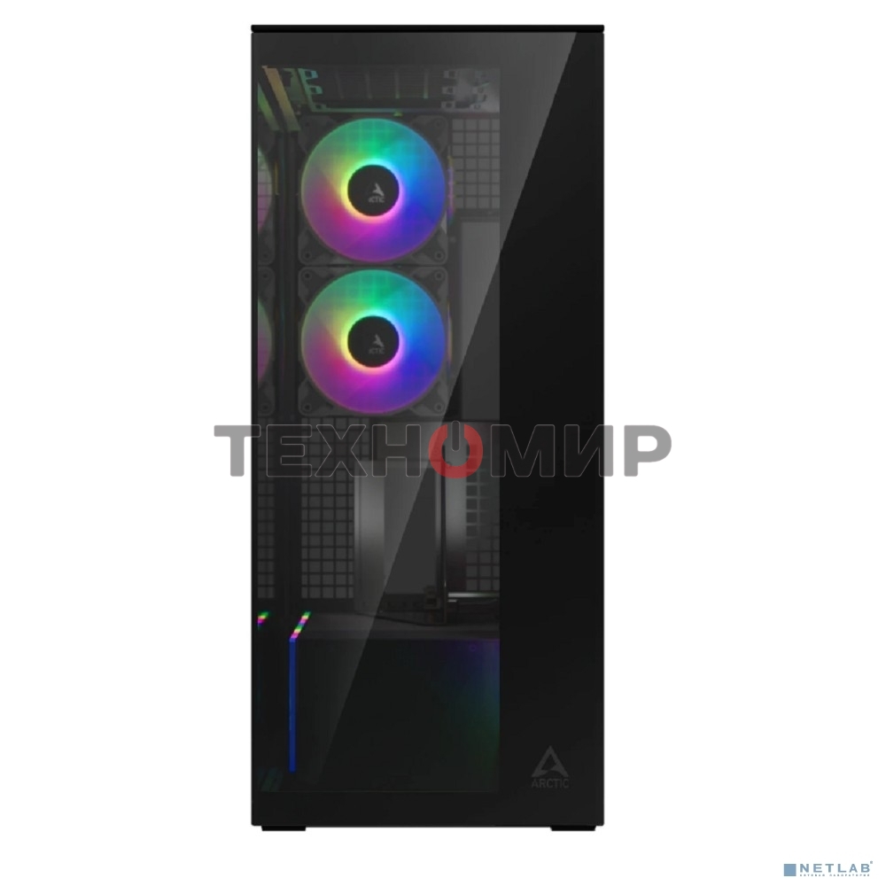 Компьютерный корпус Arctic Cooling ARCTIC Xtender VG (Mirror Black) арт. ACPCC00019A