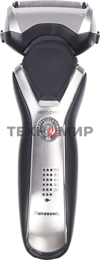 Электробритва сетчатая Panasonic ES-RT77-S520 реж.эл.:3 питан.:аккум. серебристый/черный