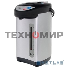 Термопот Mystery MTP-2452 4 л, 700 Вт, черный/серебристый