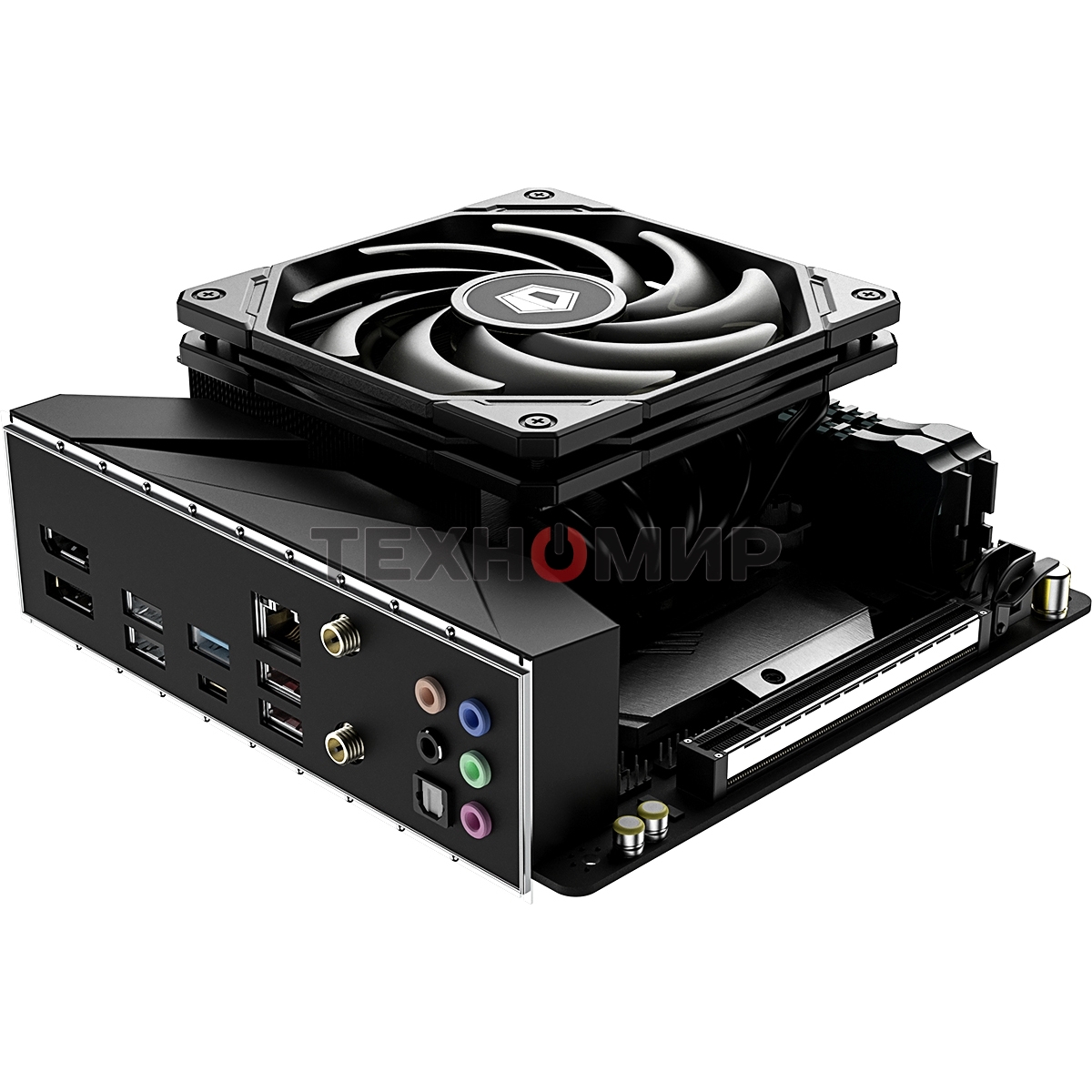 Кулер ID-COOLING IS-55 черный 120мм алюминий+медь 2000rpm 31.5db 4-pin 125W 55мм