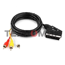Кабель аудио/видео Gembird 1 x RCA x 3 (male)/1 x SCART (male), 1.8 м