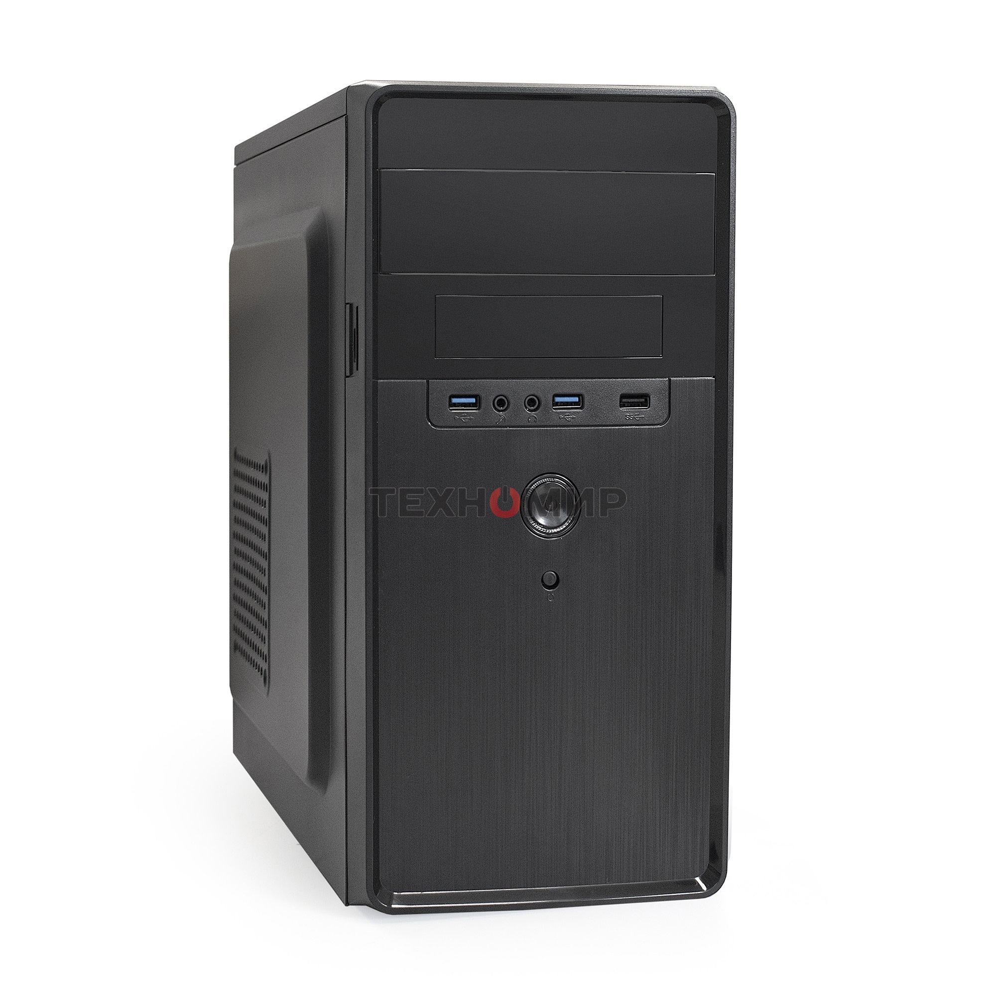 Компьютерный корпус Minitower ExeGate EX286429RUS BA-309U2 (mATX, без БП, 1хUSB+2хUSB 3.0, HD аудио, черный)